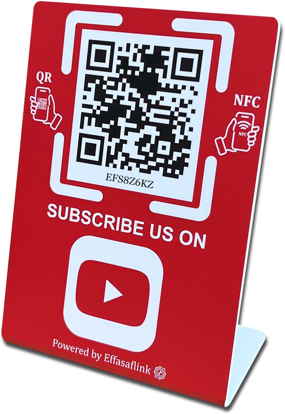 Smart Social Proof Stand – NFC & QR Code – Gain More Followers & Google Reviews