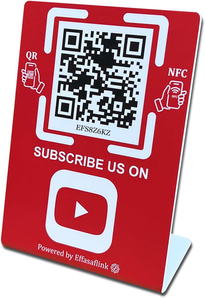 Smart Social Proof Stand – NFC & QR Code – Gain More Followers & Google Reviews