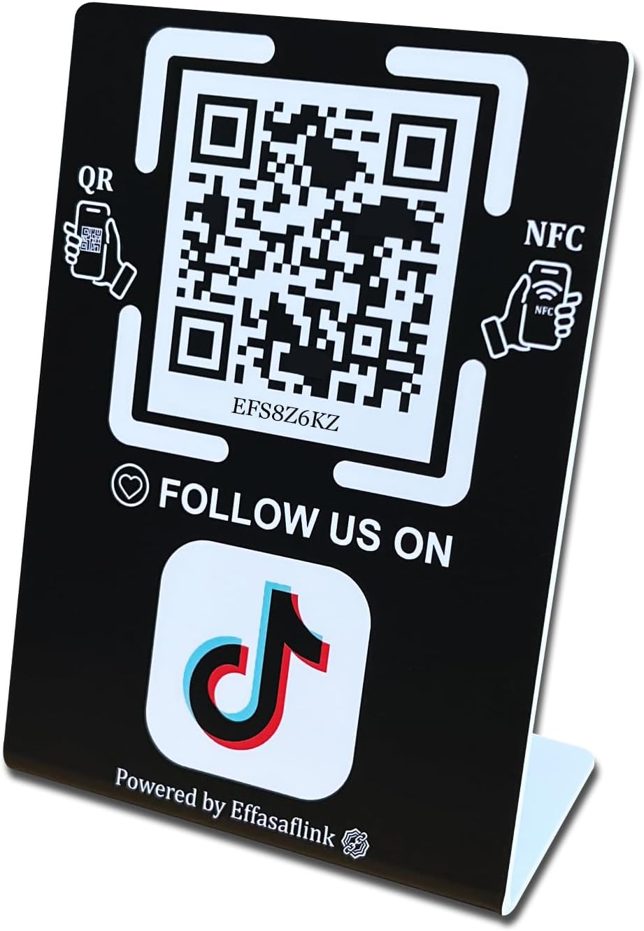 Smart Social Proof Stand – NFC & QR Code – Gain More Followers & Google Reviews