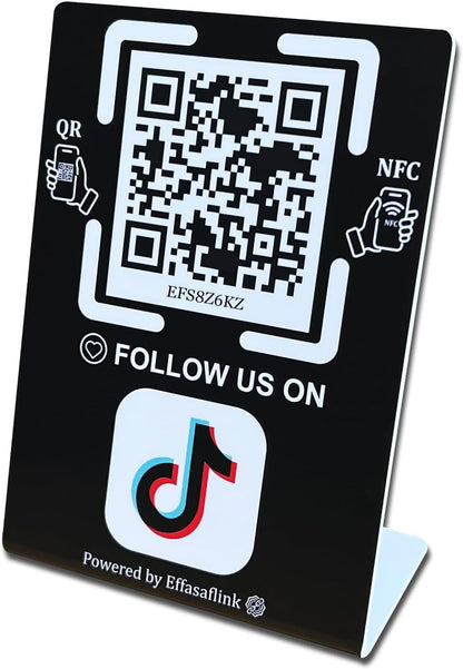 Smart Social Proof Stand – NFC & QR Code – Gain More Followers & Google Reviews