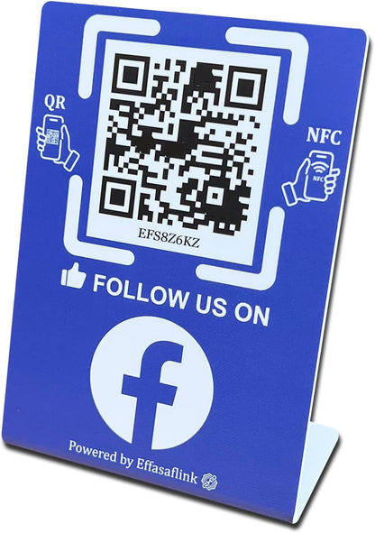 Smart Social Proof Stand – NFC & QR Code – Gain More Followers & Google Reviews