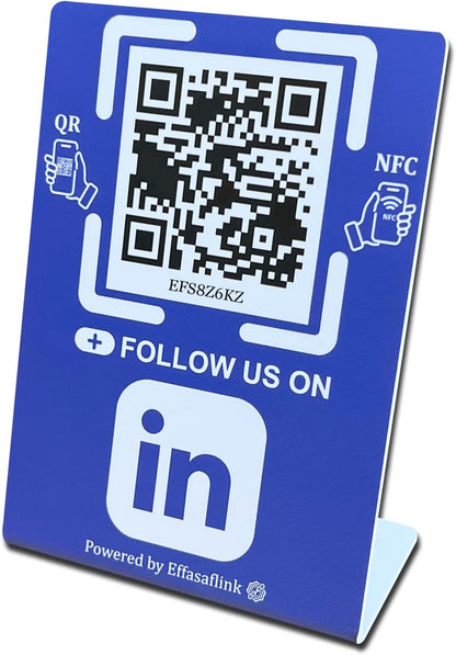 Smart Social Proof Stand – NFC & QR Code – Gain More Followers & Google Reviews