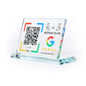 Crystal Google Review Stand – NFC & QR Code – Lifetime Use, No Monthly Fee