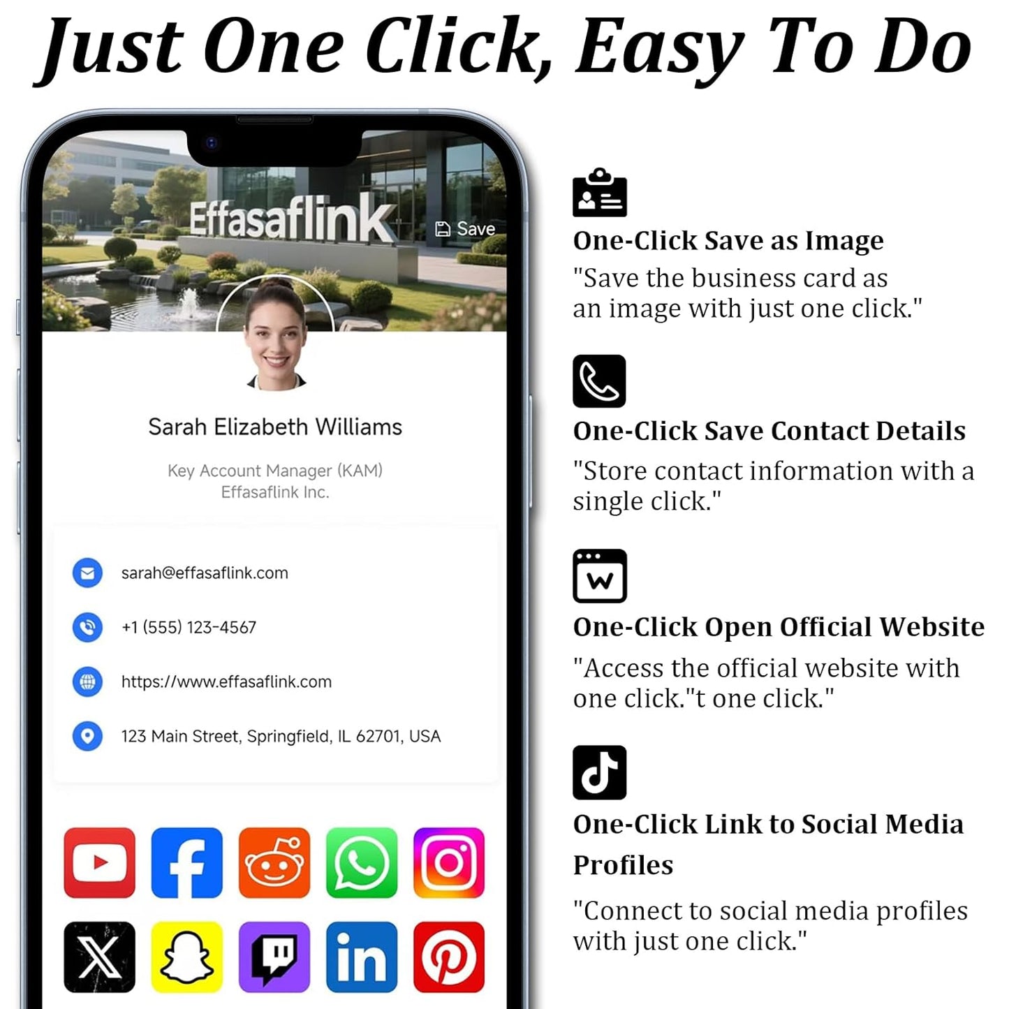 Wood Digital Business Card – NFC & QR Code – No Monthly Fee
