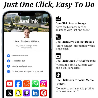 Wood Digital Business Card – NFC & QR Code – No Monthly Fee