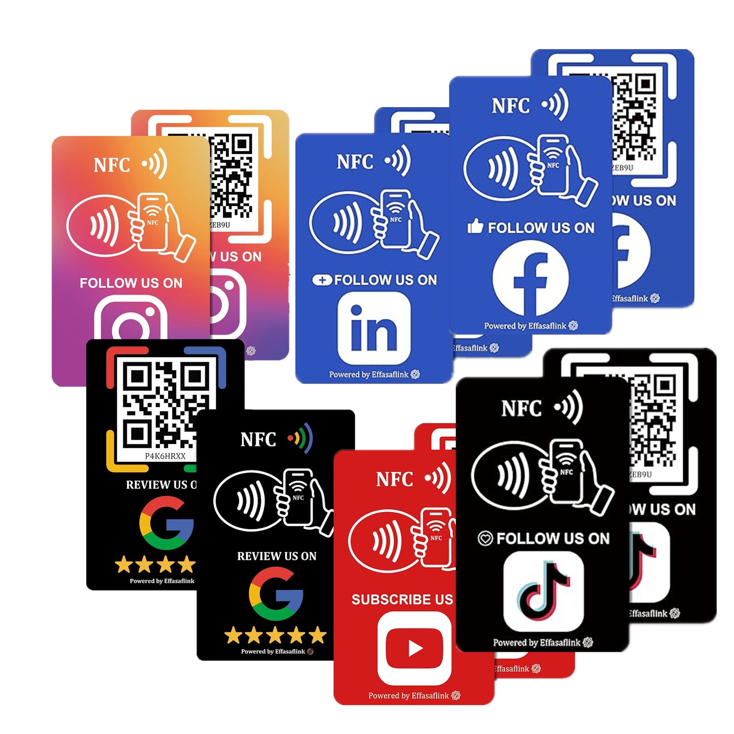 Smart Social Proof Card – NFC & QR Code – Wallet-Friendly, Review-Friendly
