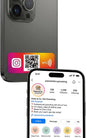 NFC Social Sticky Tag for Phone – Share Instagram/TikTok/Facebook