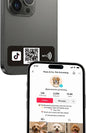 NFC Social Sticky Tag for Phone – Share Instagram/TikTok/Facebook